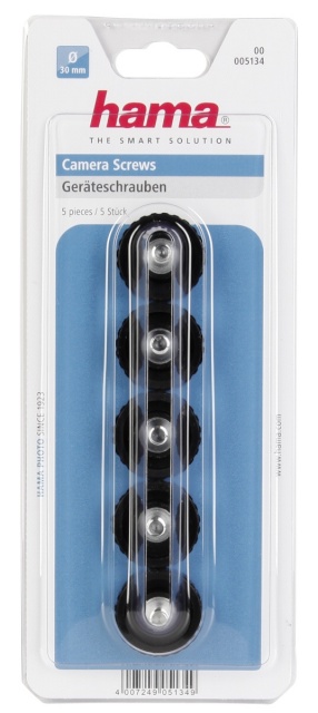 Hama kaamerakruvid Camera Screws 11mm 1/4 (5tk) 5134
