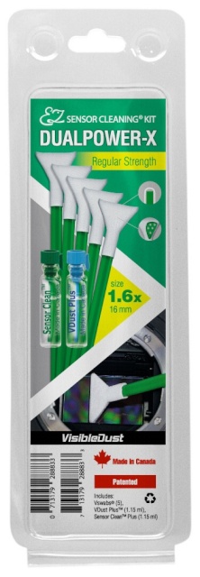 Visible Dust puhastuskomplekt Dualpower-X 1.6x Regular Strength MXD100 roheline