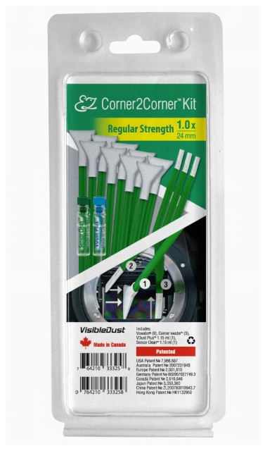 Visible Dust puhastuskomplekt EZ Corner2Corner Kit 1.0x regular strength