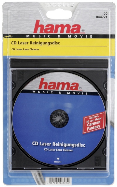 Hama puhastuskomplekt CD Laser Lens Cleaner 44721