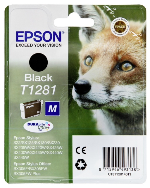Epson tindikassett DURABrite T1281 must