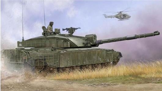 Trumpeter liimitav mudel British Challenger 2