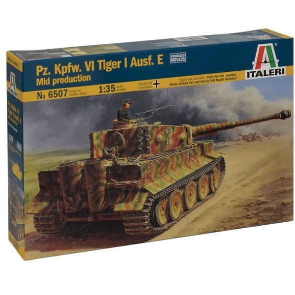 Italeri liimitav mudel Pz.Kpfw.VI Tiger I Ausf.E mid