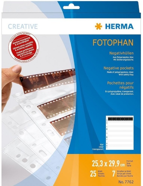 Herma negatiivitasku 6-ne PP CL 25 lehte (7762)