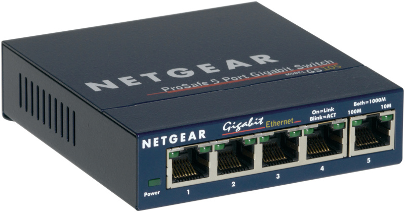 Netgear switch GS105 ProSafe Desktop 5-porti Gigabit