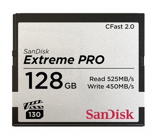 SanDisk mälukaart CFast 2.0 VPG130 128GB Extreme Pro