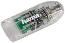 Hama USB 2.0 kaardilugeja 8in1 SD/microSD transparent 91092