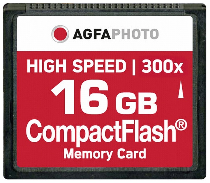 AgfaPhoto mälukaart Compact Flash 16GB High Speed 300x MLC