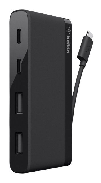 Belkin Travel Hub USB-C 4-Port must F4U090btLBK