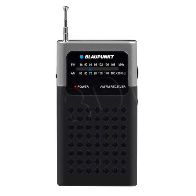 Blaupunkt raadio Portable Analog FM PR4BK, must