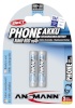 Ansmann akud 1x2 maxE NiMH Micro AAA 800mAh DECT PHONE