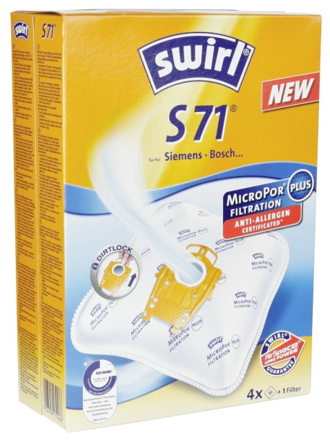 Swirl tolmukotid S 71 MP Plus AirSpace, 4tk