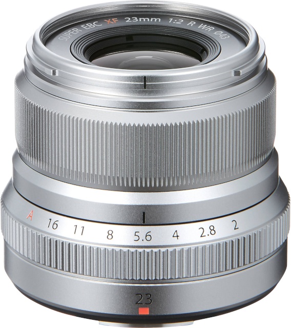 Fujinon objektiiv XF 23mm F2.0 R WR hõbedane