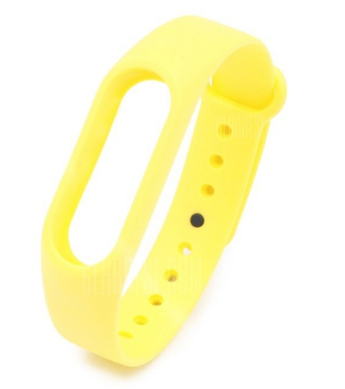 Randmerihm Silicone Watch Strap (Xiaomi Mi Band 2) kollane