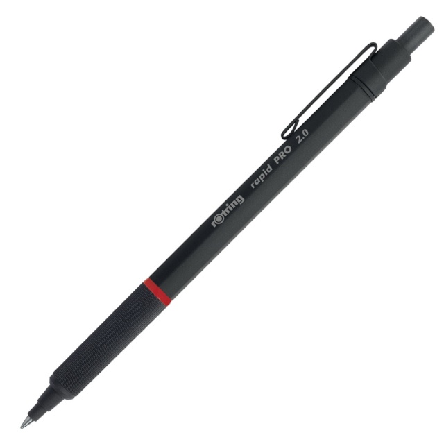 Rotring mehaaniline pliiats Rapid Pro Mechanical Pencil Matt must DB 2,0 mm