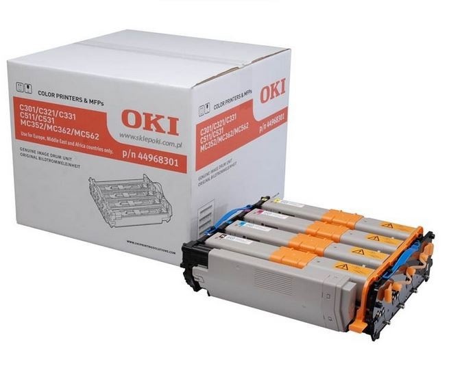 OKI trummel CMYK for C301/321/ 5x1/MC3x2/562 44968301