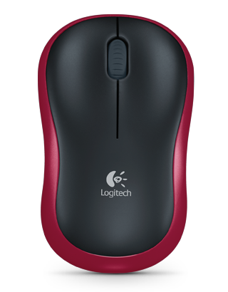 Logitech hiir Wireless Mouse M185 punane