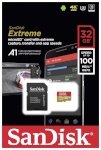 SanDisk mälukaart microSDHC Extreme 32GB V30 A1 100MB/s + adapter 