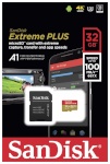 SanDisk mälukaart microSDHC Extreme Plus 32GB 100MB A1