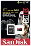 SanDisk mälukaart microSDHC Extreme Pro 32GB A1 100MB/s