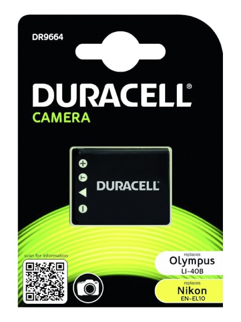 Duracell aku 700mAh for Li-40B EN-EL10