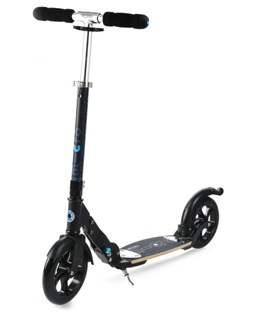 Micro tõukeratas Flex Black Matte, matt must