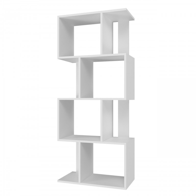 Top E Shop riiul Bookcase FIESTA 4P 59,5x30x140cm, valge
