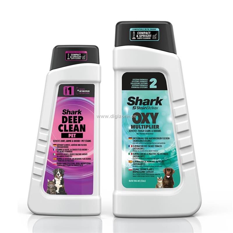 Shark puhastuslahuste komplekt XSKCMBND250EUT StainStriker Pet, 946ml / 473ml