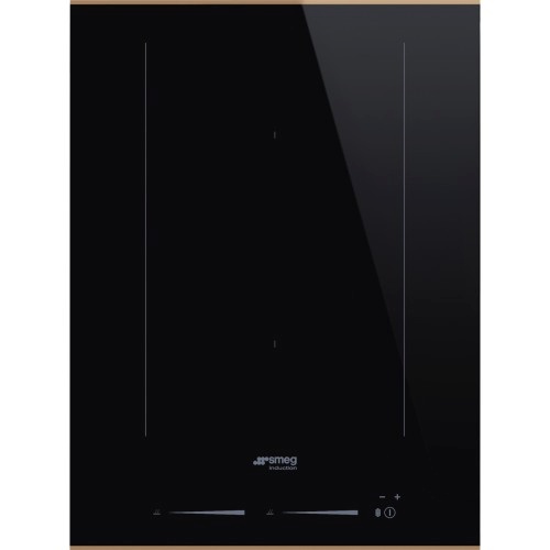 SMEG pliidiplaat SIM6323R Dolce Stil Novo, 2 x multi induktsioon, 38cm, lõigatud, must/vask