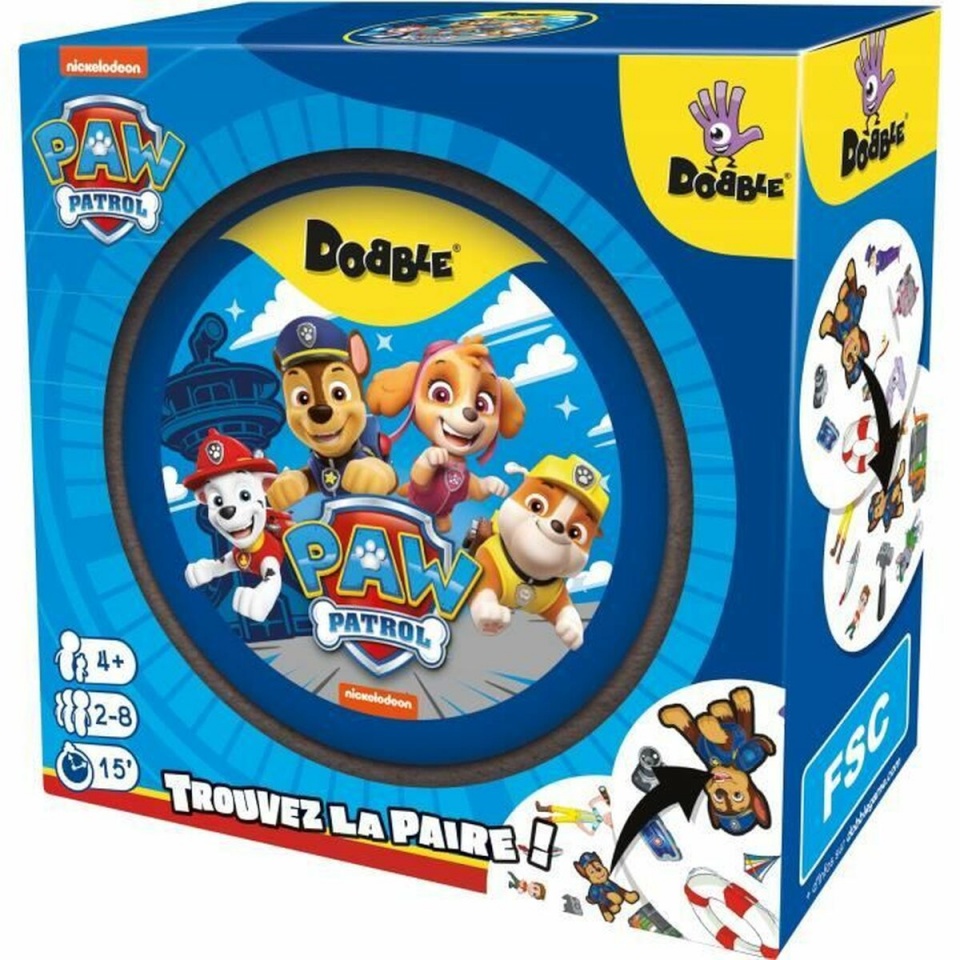Asmodee arendav mäng kolm-ühes Dobble Paw Patrol mitmevärviline