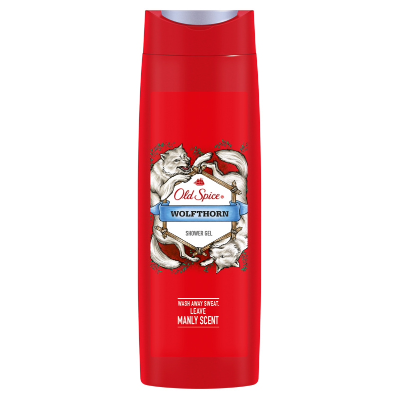 Old Spice dušigeel ja šampoon Wolfthorn 400ml, meestele
