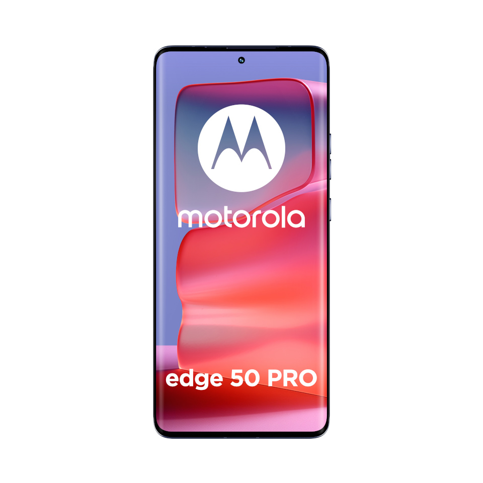 Motorola mobiiltelefon edge 50 Pro 512GB (Luxe Lavender, Kunstleder, Dual SIM, Android 14, 12 GB)