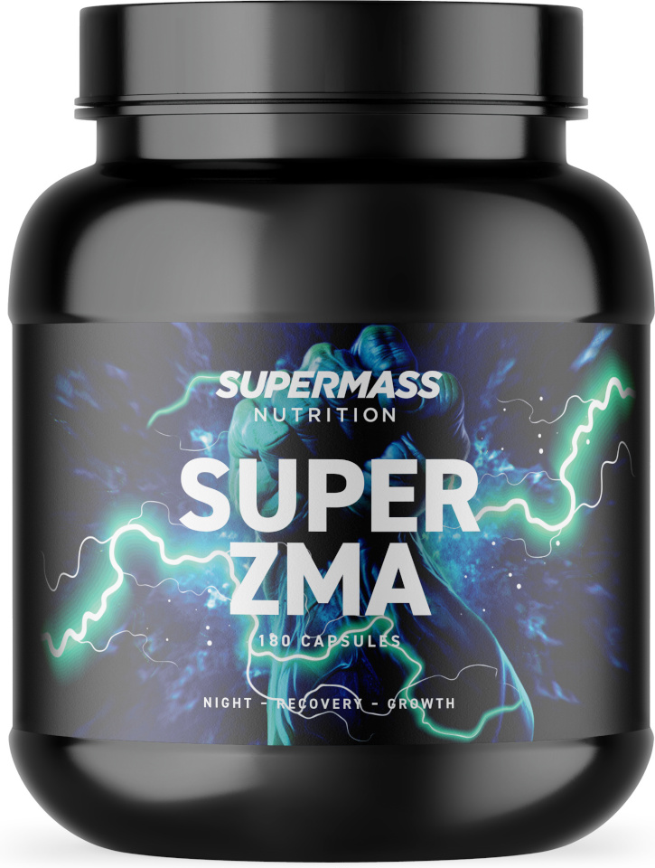 Supermass Nutrition toidulisand Super ZMA, 180 kapslit