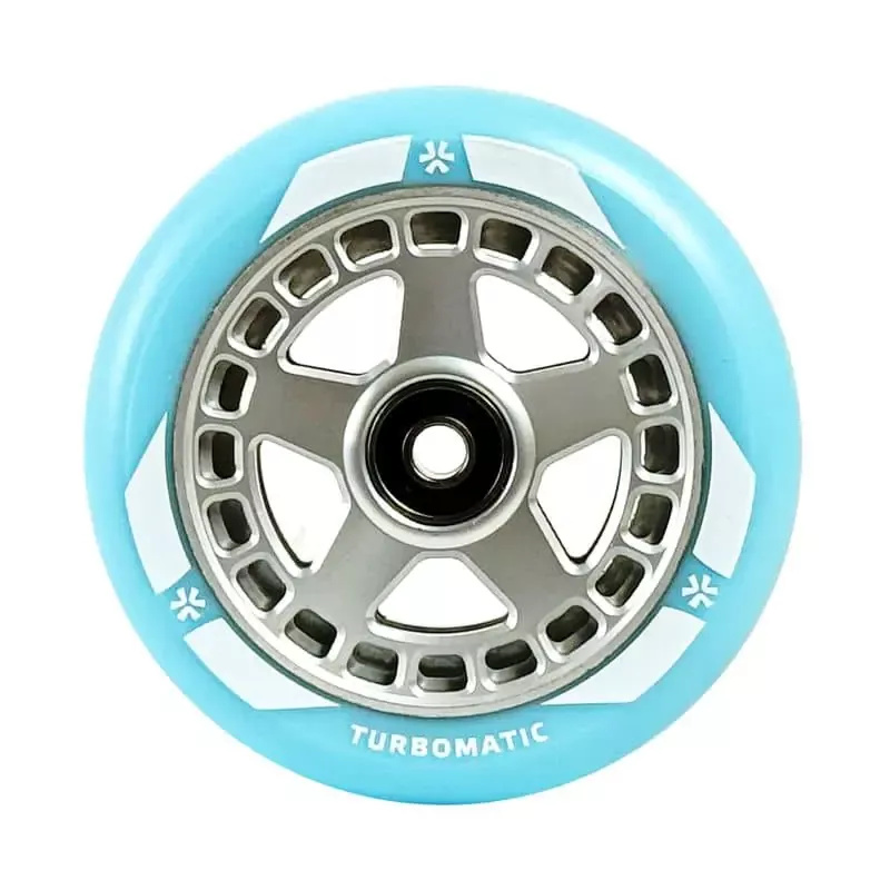 Union Ratas tõukerattale Turbomatic V2 Pro Scooter Wheel 110mm Blue/Silver