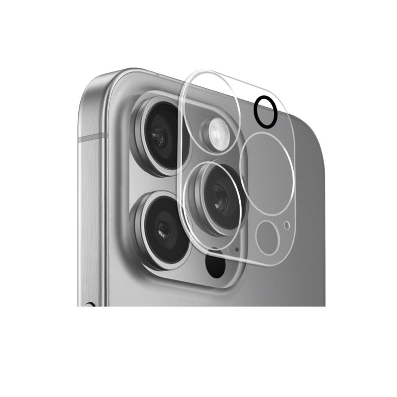 Puro Camera Tempered Glass for iPhone 16 Pro/iPhone 16 Pro Max Camera Island