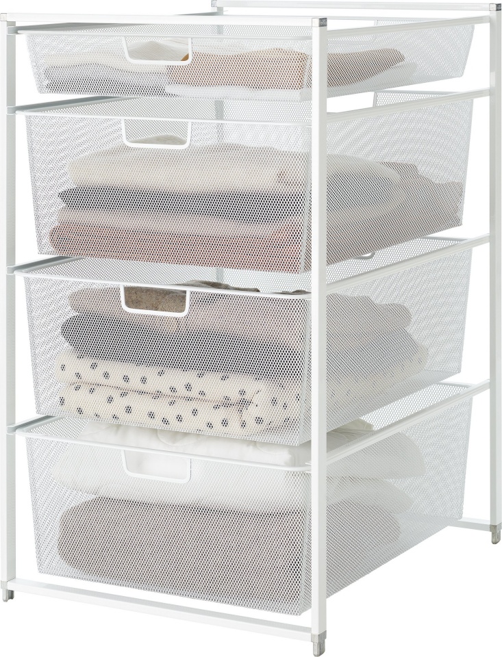 Elfa riiul korvidega Basket Package Mesh, 74/45, valge