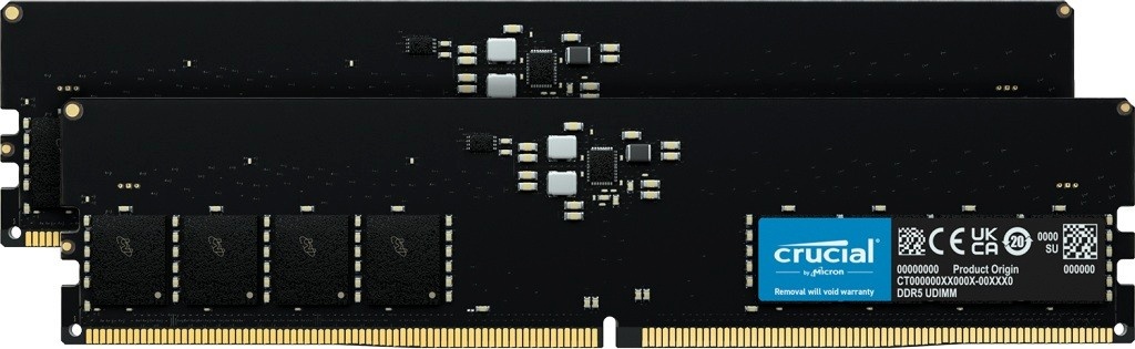 Crucial mälu DDR5 64GB 5600 CL46 (2x32GB)