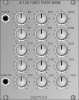 Doepfer A-128 VC fikseeritud filtripanga Eurorack moodul