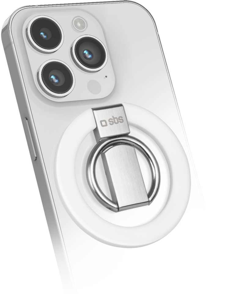 SBS hoidik Mag Ring Stand hõbedane