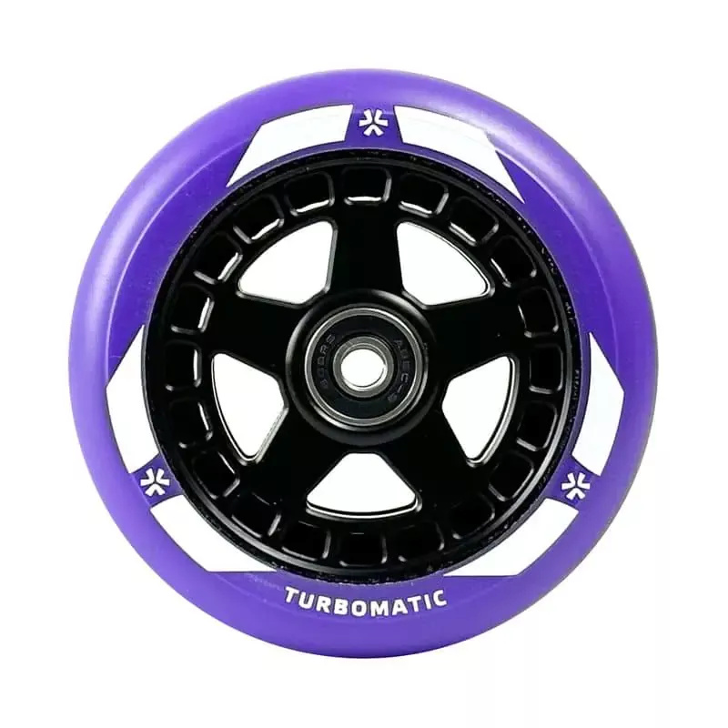 Union Ratas tõukerattale Turbomatic V2 Pro Scooter Wheel 110mm Black/Purple