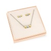 Naiste Kaelakee ja Kõrvarõngaste Komplekt One Jewels OJSET10SG Mitmevärviline