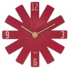 TFA seinakell Clock In The Box Wall Clock, punane 