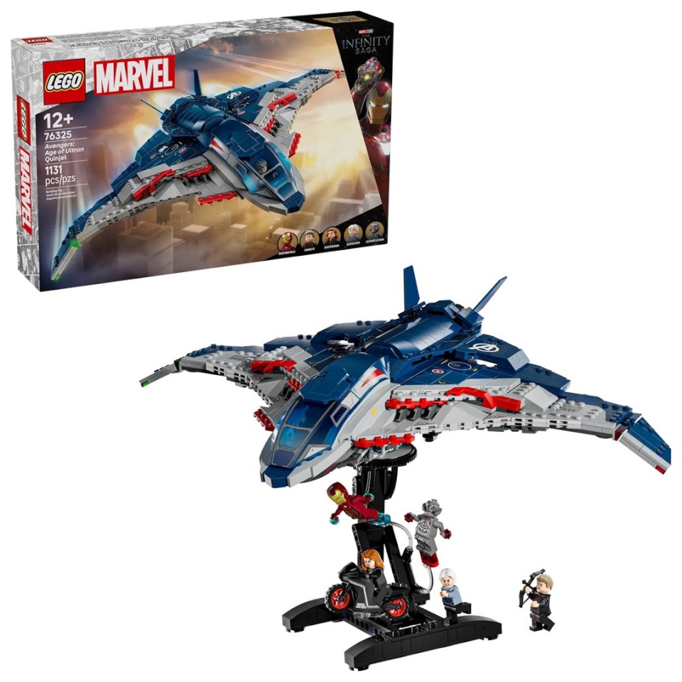 Lego klotsid MARVEL 76325 Avengers: Age of Ultron Quinjet - Quinjet