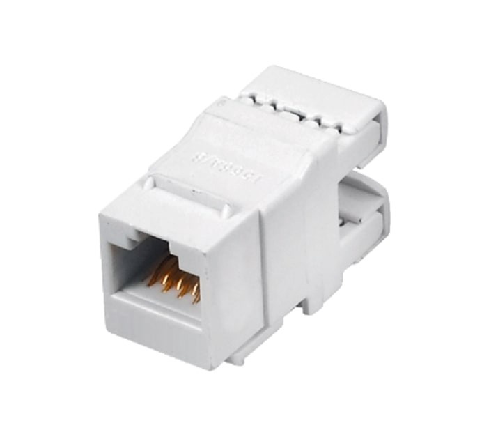 Q-lantec võrgukaabeli adapter  MKN-U5-1 wire connector RJ45 White
