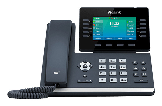 Yealink lauatelefon Yealink | Prime Business Phone to Deliver Optimum Desktop Productivity | SIP-T54W | Built-in display | must | Speakerphone