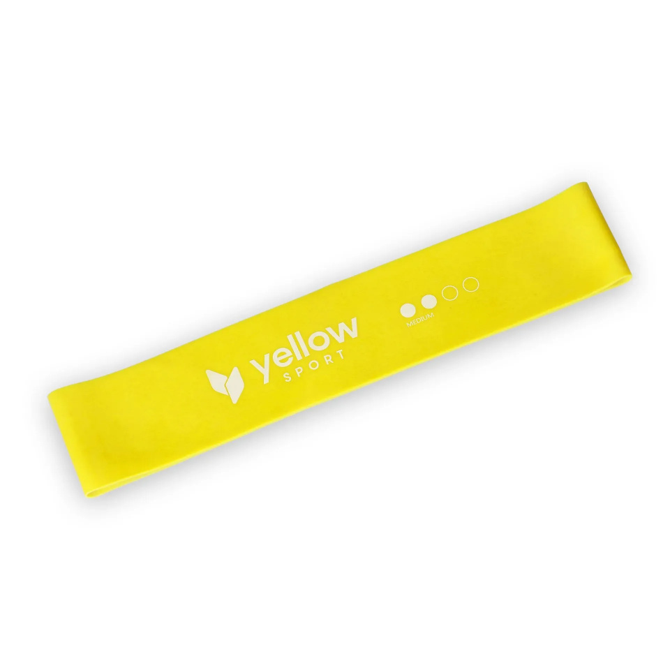 Yellow Sport venituskumm mini band keskmine 5-10 kg kollane