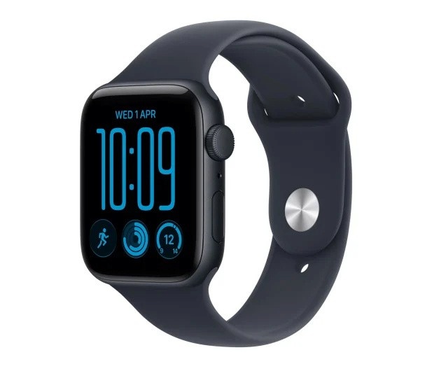 Apple nutikell Watch SE 3 GPS, 40mm Midnight Aluminium Case, Navy Sport Band - M/L