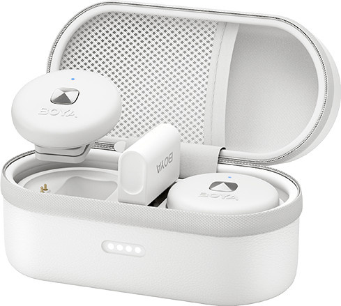Boya juhtmevaba mikrofon Omic Wireless USB-C, valge