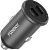 FoneKit autolaadija Travel 40W, 2 x USB-C, must
