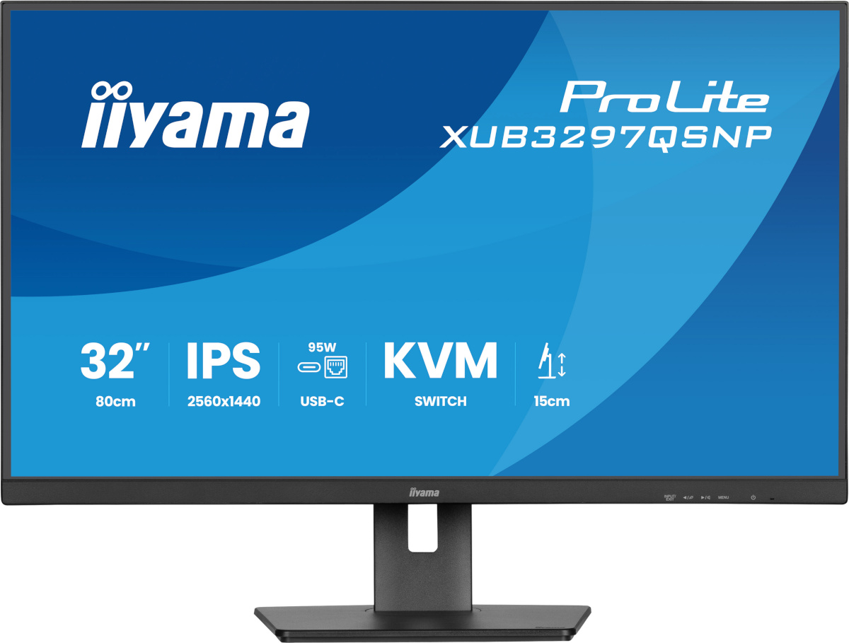 iiyama monitor 80.0cm (32,0") XUB3297QSNP-B1 16:9 2xHDMI+DP+USB-C